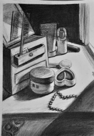 素描静物图片