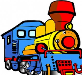 卡通火车 矢量车辆 火车头图片