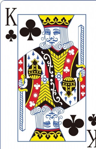 扑克k图片